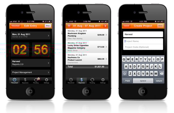 harvest-iphone-time-tracking