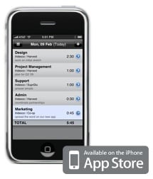 iphone-time-tracking iPhone time tracker